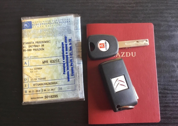 Citroen C4 Grand Picasso cena 19900 przebieg: 287500, rok produkcji 2010 z Warszawa małe 781